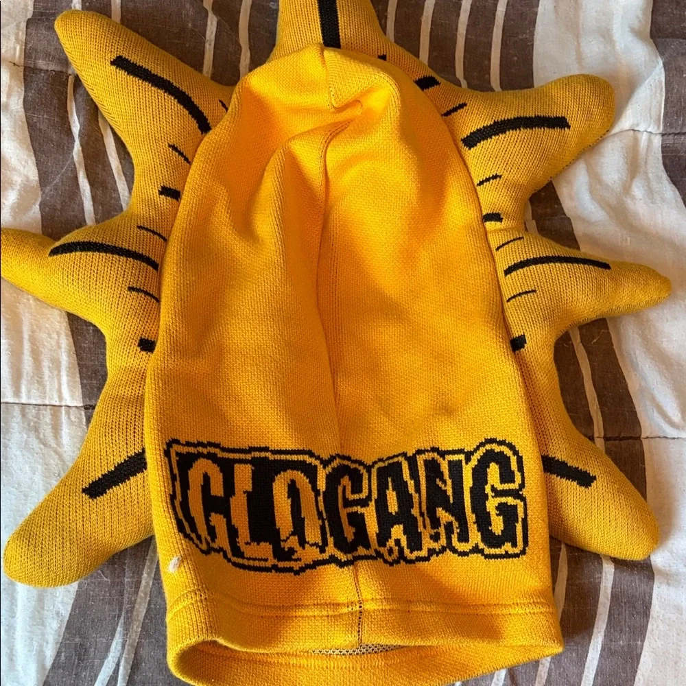 Sunburst Yellow Face Mask